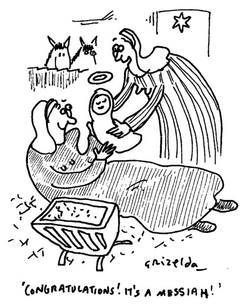 "Congratulations! It's a messiah!"