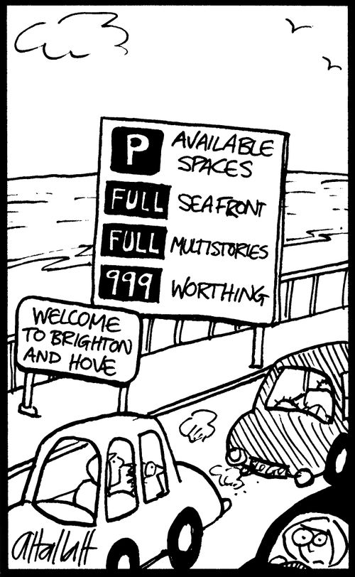 Trouble parking in Brighton