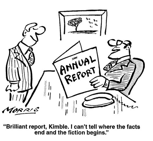 "Brilliant report, I can't tell where the facts and the fiction begins"