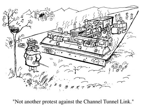 "Not another road protest"