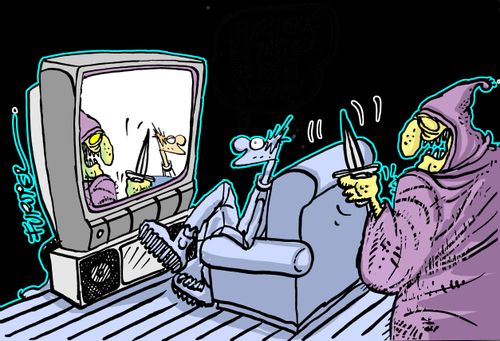 Horror film becomes reality...