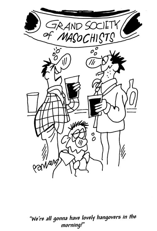 'We're all gonna have lovely hangovers in the morning!'