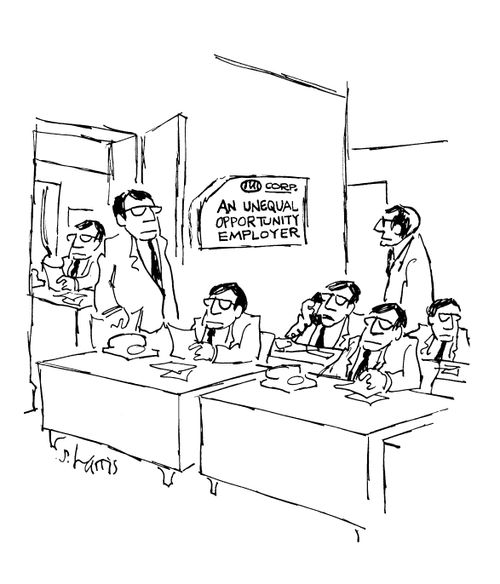 An unequal opportunity employer.