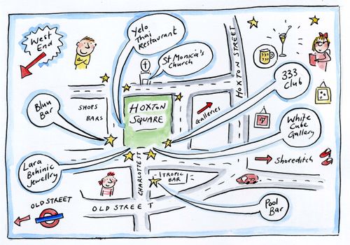 Hoxton map.