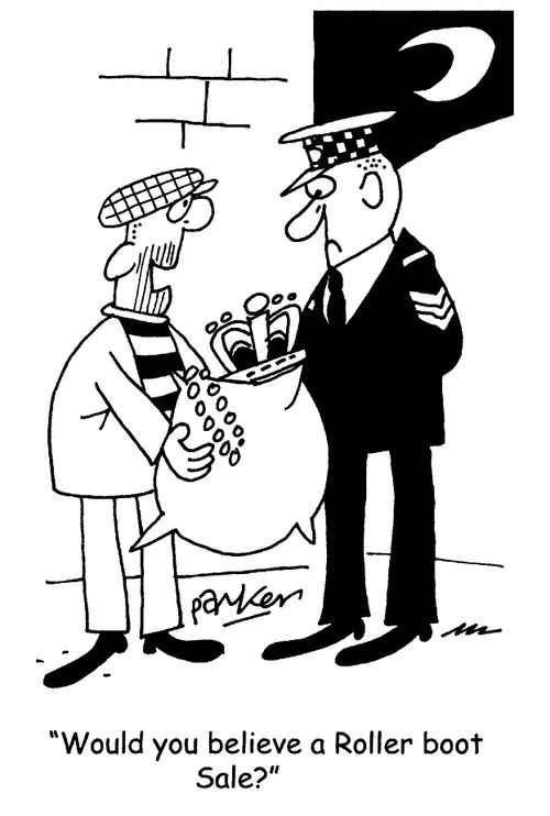 'Would you believe a Roller Boot Sale?'