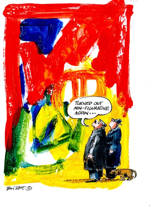 'Turned out non-figurative again...'