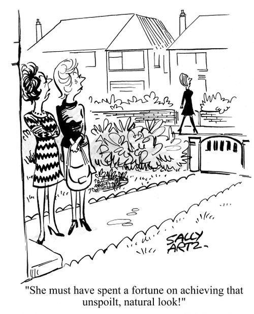 'She must have spent a fortune on achieving that unspoilt, natural look!'