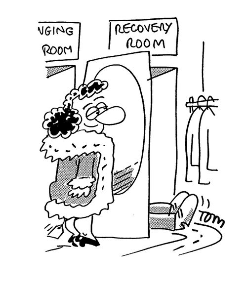 Changing Rooms and Recovery Room.