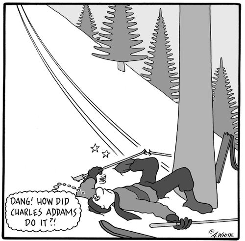 'Dang! How did Charles Addams do it?'