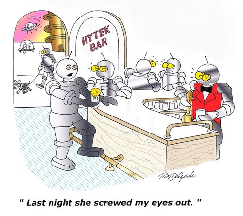 'Last night she screwed my eyes out.'