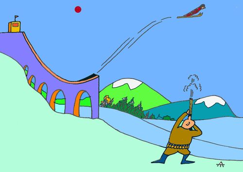 Unusual Sports: Shooting Skiers