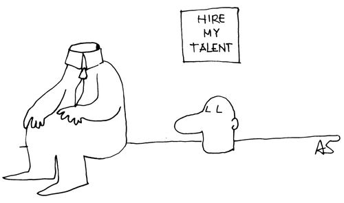 'Hire my talent'