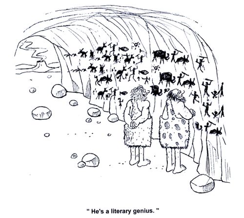'He's a literary genius.'