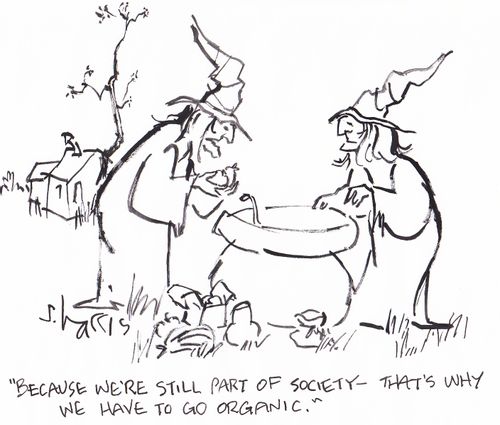 'Because we're still part of society - that's why we have to go organic.'