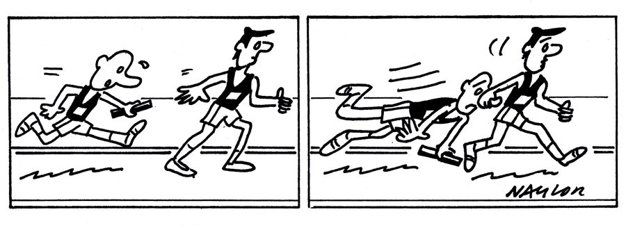 Relay runners