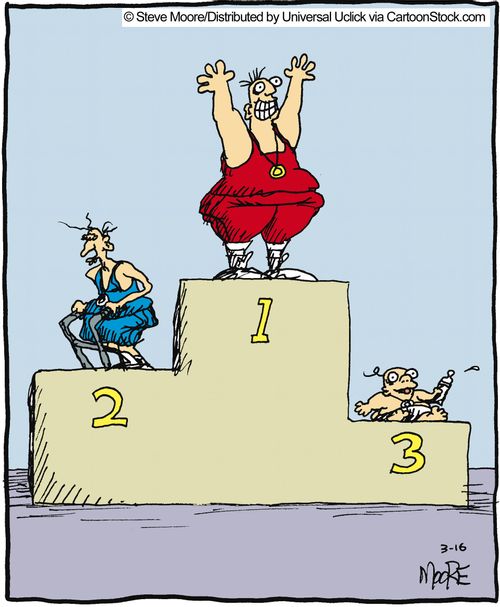 Podium finish.