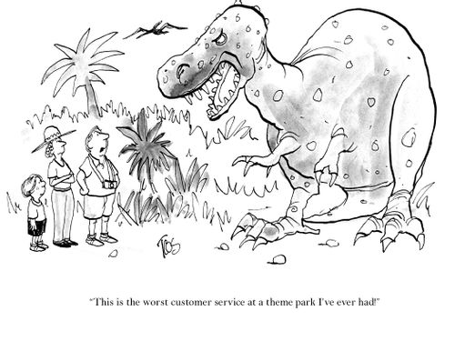 'This is the worst customer service at a theme park I've ever had.'