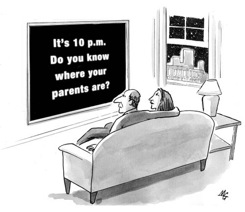 It's 10 PM Do You Know Where Your Parents Are?