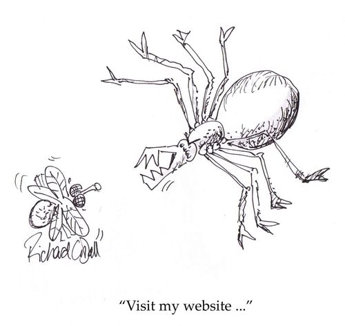 'Visit my website.'