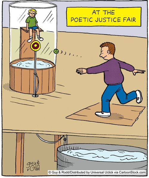 At the poetic justice fair.