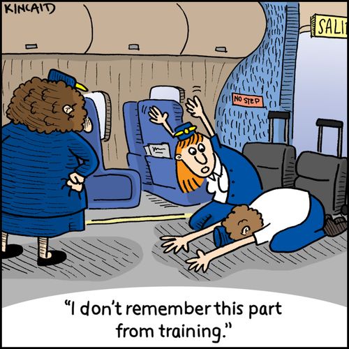 'I don't remember this part from training.'