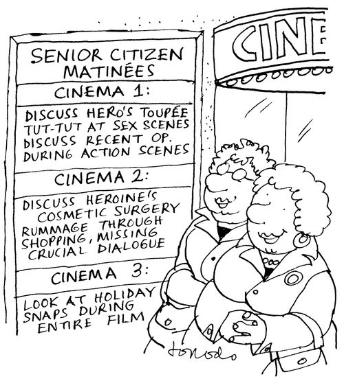 Senior Citizen Matinees. . .