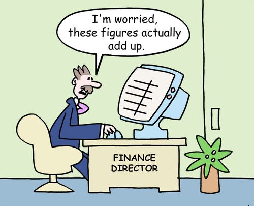 'I'm worried; these figures actually add up.'