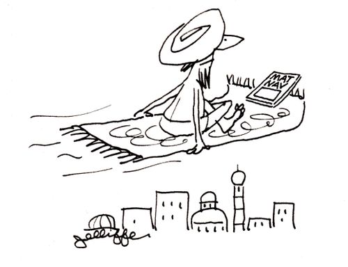 Magic flying carpet with mat nav.
