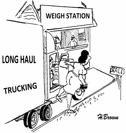 Lightening the load at the Weigh Station.