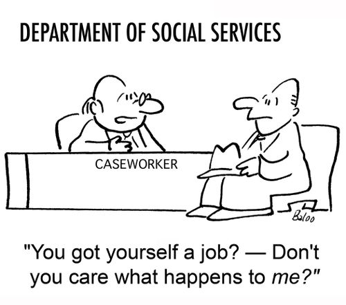'You got yourself a job? -- Don't you care what happens to me?'