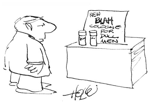 New Blah Cologne for Dull Men.