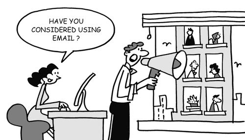 Have you considered using email?