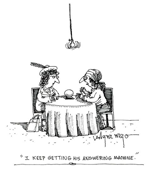 'I keep getting his answering machine.'