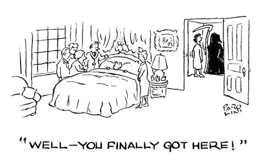 'Well - You finally got here!'
