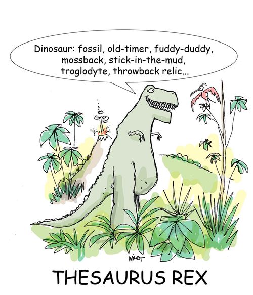 Dinosaur named Thesaurus Rex