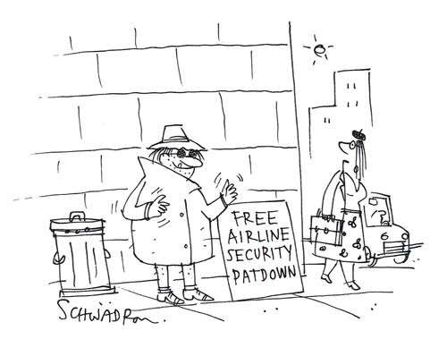 Free airline security pat down.