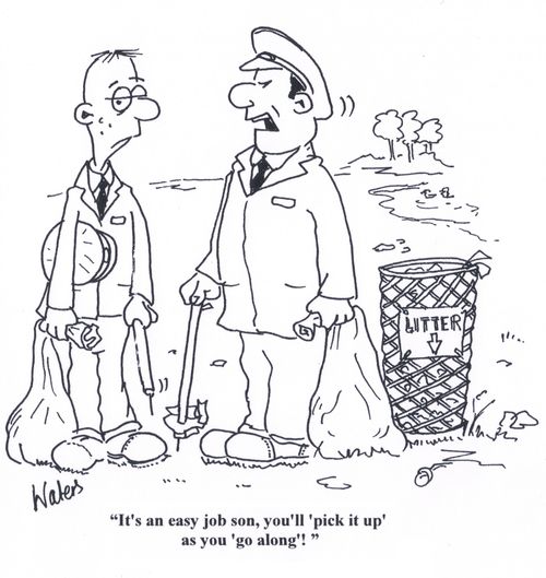 'It's an easy job son, you'll 'pick it up' as you 'go along'!'