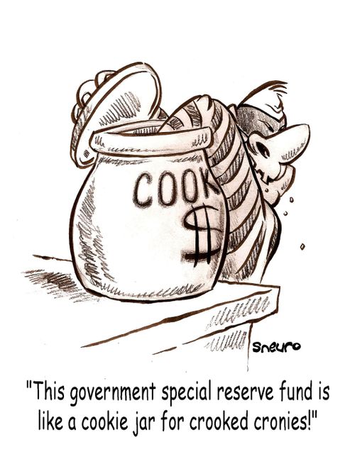 This government special reserve fund is like a cookie jar for crooked cronies!