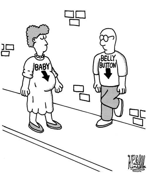 Baby and Belly Button T-shirts