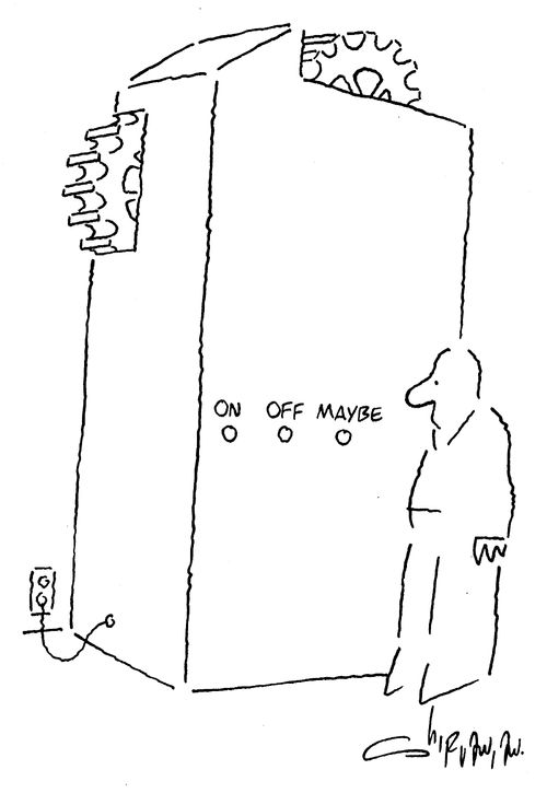 'On','Off', and 'Maybe' switches. 