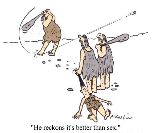 The invention of golf: 'He reckons it's better than sex.'