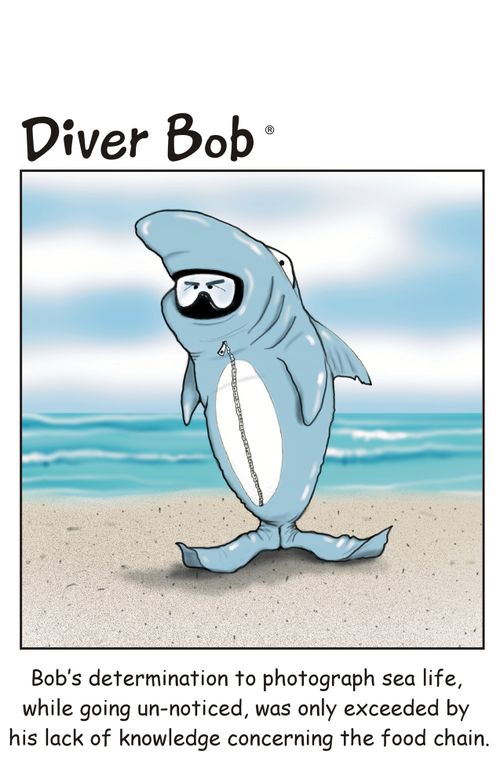 'Bob's determination to photograph sea life...was only exceeded by his lack of knowledge concerning the food chain.'