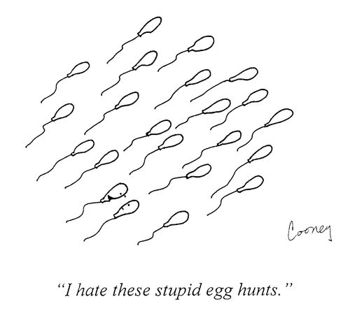"I hate these stupid egg hunts."
