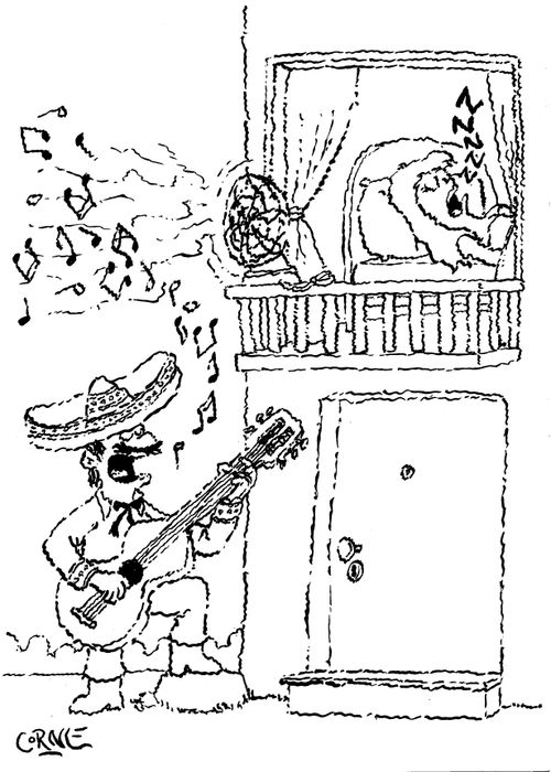 Diverting the Serenade of the Guitar Player