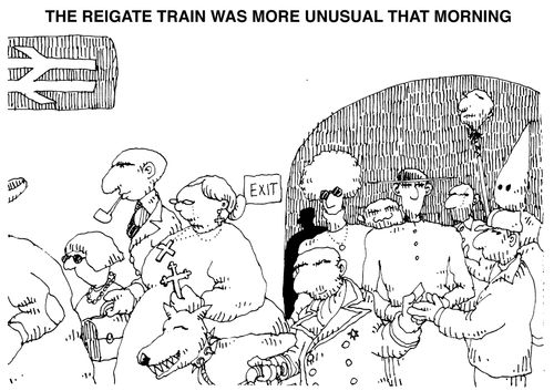 The Reigate train was more unusual this morning