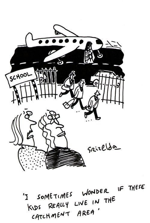 "I sometimes wonder if these kids really live in the catchment area"