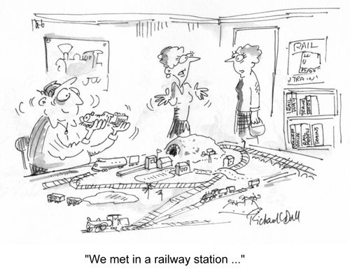 'We met in a railway station...'