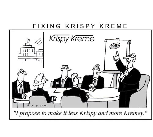Fixing Krispy Kreme.