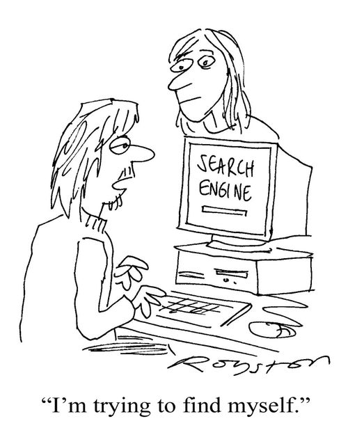 Man using internet search engine: 'I'm trying to find myself,'