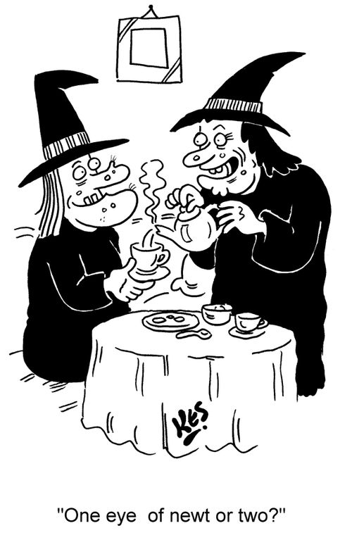 'One eye of newt or two?'